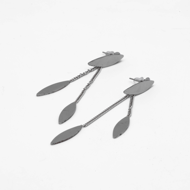 ARETES ZO9791E350 PLATEADO Acero Inoxidable G26