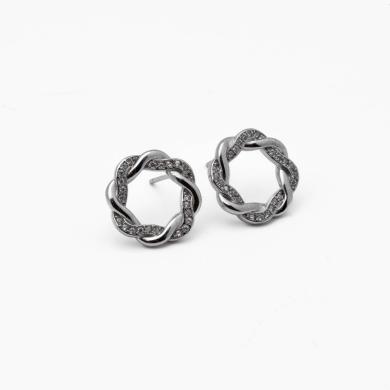 ARETES ZO14859E PLATEADO Acero Inoxidable G21