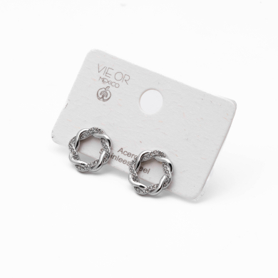 ARETES ZO14859E PLATEADO Acero Inoxidable G21