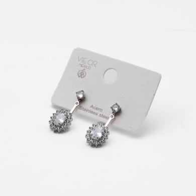 ARETES ZO13599E PLATEADO Acero Inoxidable G21