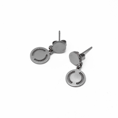 ARETES ZO2925E PLATEADO Acero Inoxidable G34