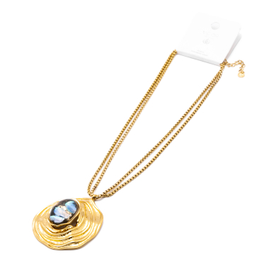 COLLAR Y00608 BEIG Acero Inoxidable 2D45