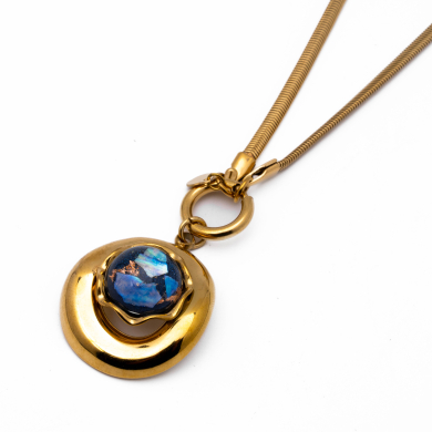 COLLAR Y00641 NEGRO Acero Inoxidable 2D45