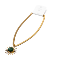 COLLAR Y00620 VERDE Acero Inoxidable 2D45