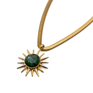 COLLAR Y00620 VERDE Acero Inoxidable 2D45