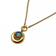 COLLAR Y00641 VERDE Acero Inoxidable 2D45