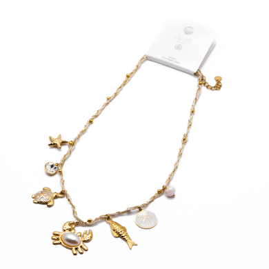 COLLAR Y00577 BEIG Acero Inoxidable E36