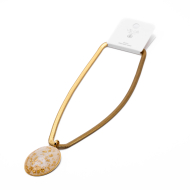 COLLAR Y00623 BEIG Acero Inoxidable 2D45