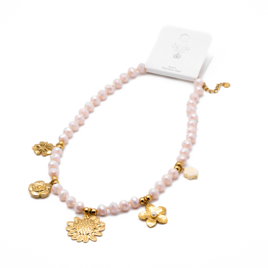 COLLAR Y00583 BEIG Acero Inoxidable E37