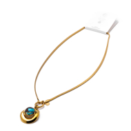 COLLAR Y00641 AZUL Acero Inoxidable 2D45