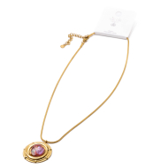 COLLAR Y00614 ROJO Acero Inoxidable 2D45