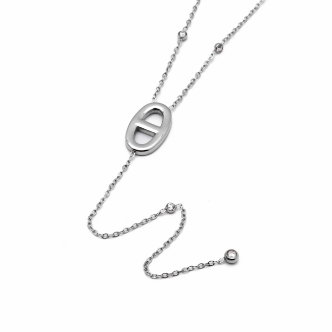 COLLAR Y00588 PLATEADO Acero Inoxidable 2D52