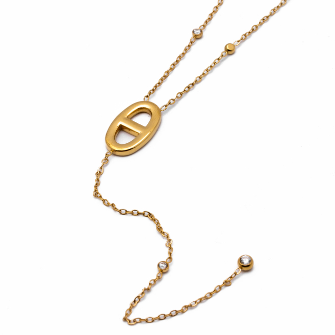 COLLAR Y00588 DORADO Acero Inoxidable 2D52