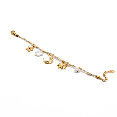 PULSERA Y00573 BEIG Acero Inoxidable 2B28