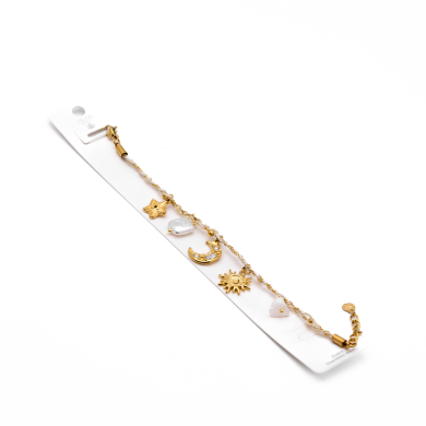 PULSERA Y00573 BEIG Acero Inoxidable 2B28