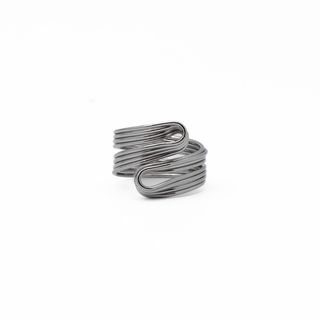 ANILLO Y00586 PLATEADO Acero Inoxidable A35