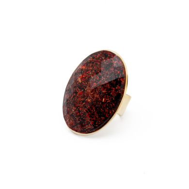 ANILLO Y00168 Rojo Acero  Inoxidable -2A26 2A26