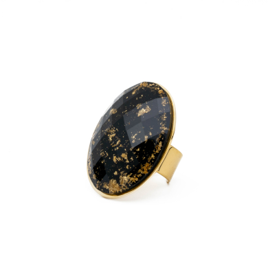ANILLO Y00168 Negro Acero  Inoxidable -2A26 2A26