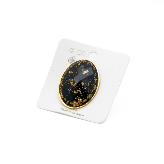 ANILLO Y00168 Negro Acero  Inoxidable -2A26 2A26