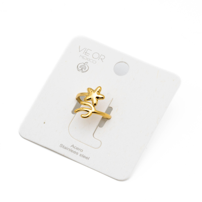 ANILLO Y00609 DORADO Acero Inoxidable A44