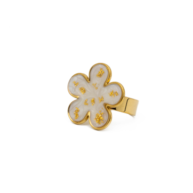 ANILLO Y00551 BEIG Acero Inoxidable 2A45