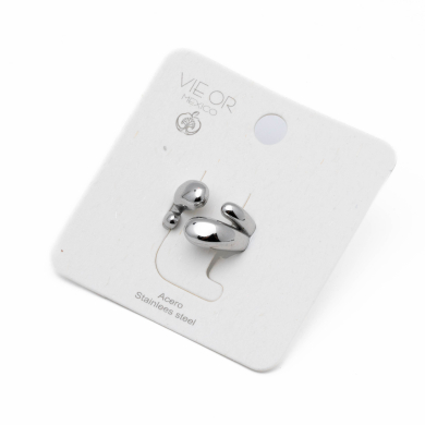 ANILLO Y00557 PLATEADO Acero Inoxidable 2A34