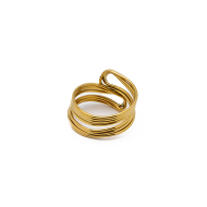 ANILLO Y00586 DORADO Acero Inoxidable A35