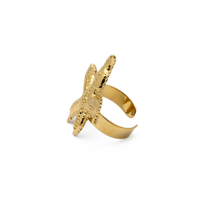 ANILLO Y00591 DORADO Acero Inoxidable 2A49
