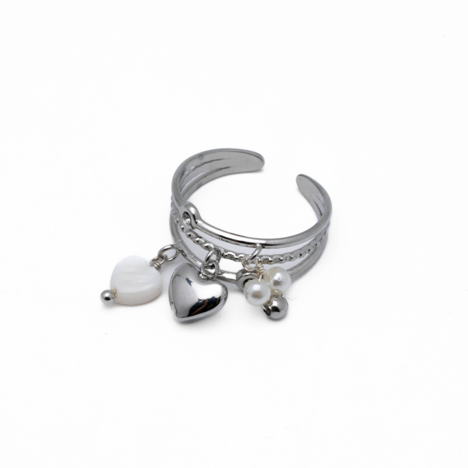 ANILLO Y00585 PLATEADO Acero Inoxidable 2A41