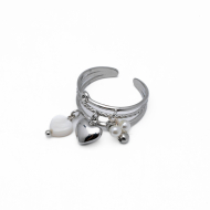 ANILLO Y00585 PLATEADO Acero Inoxidable 2A41