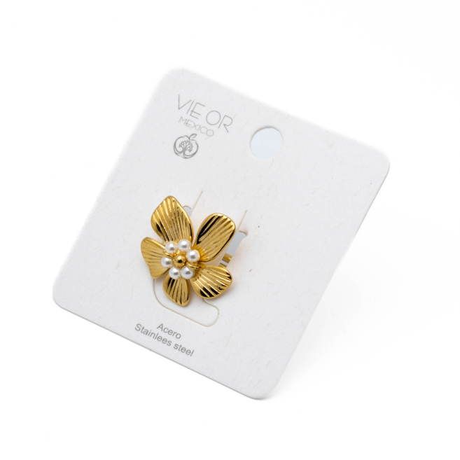 ANILLO Y00596 DORADO Acero Inoxidable 2A41