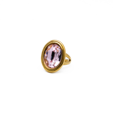 ANILLO Y00559 ROSA Acero Inoxidable A29