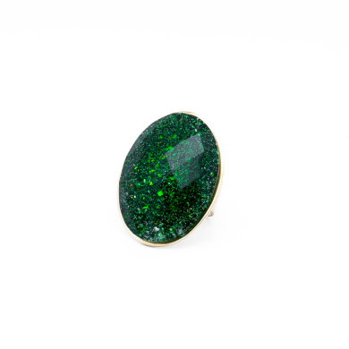 ANILLO Y00168 Verde Acero  Inoxidable -2A26 2A26