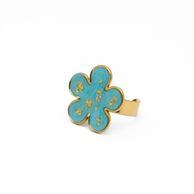 ANILLO Y00551 AZUL Acero Inoxidable 2A45