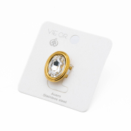 ANILLO Y00559 BLANCO Acero Inoxidable A29