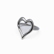 ANILLO Y00592 PLATEADO Acero Inoxidable A210