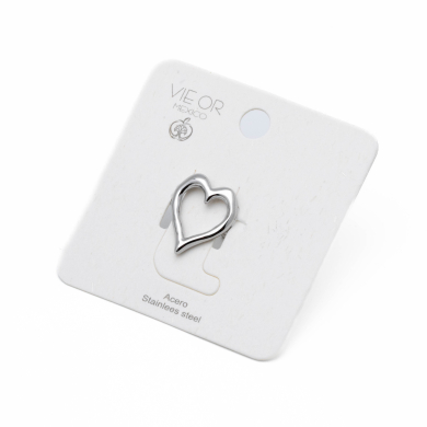 ANILLO Y00592 PLATEADO Acero Inoxidable A210