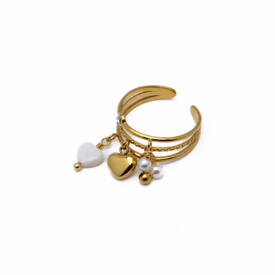 ANILLO Y00585 DORADO Acero Inoxidable 2A41