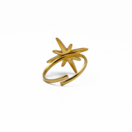 ANILLO Y00555 DORADO Acero Inoxidable A16