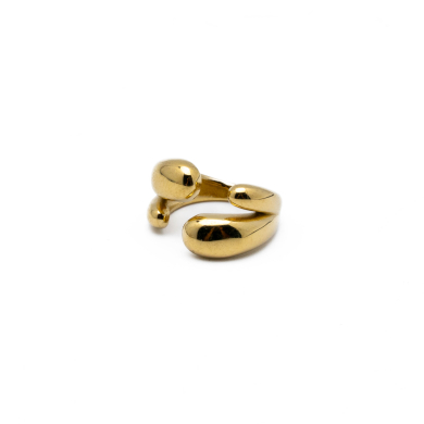 ANILLO Y00557 DORADO Acero Inoxidable 2A34