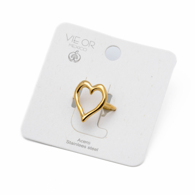 ANILLO Y00592 DORADO Acero Inoxidable A210