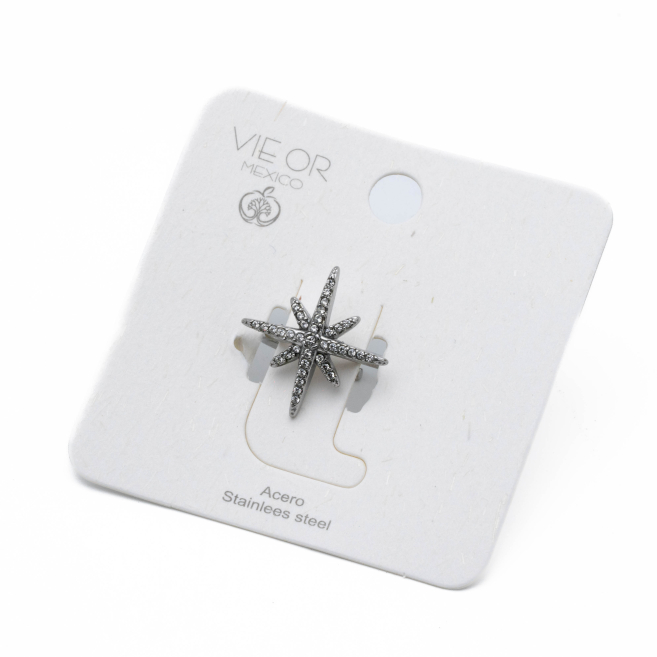 ANILLO Y00555 PLATEADO Acero Inoxidable A16