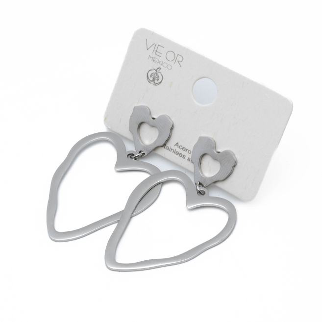ARETES Y00604 PLATEADO Acero Inoxidable G410
