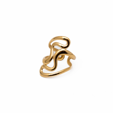 ANILLO Y00283 DORADO Acero Inoxidable -A52 A38