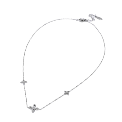 COLLAR ZO13419N PLATEADO Acero Inxidable E26