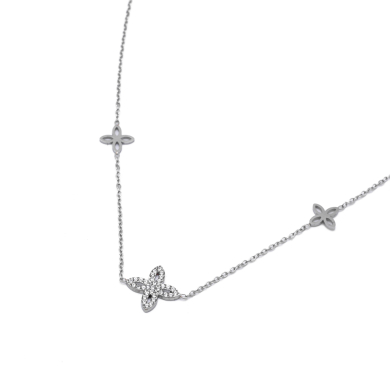 COLLAR ZO13419N PLATEADO Acero Inxidable E26