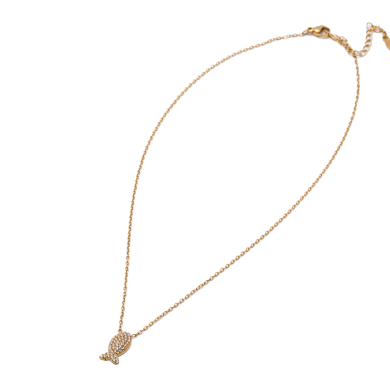 COLLAR ZO13407N DORADO Acero Inxidable E29