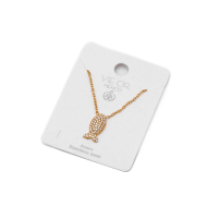 COLLAR ZO13407N DORADO Acero Inxidable E29