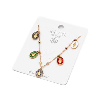 COLLAR ZO13350N Dorado Acero Inoxidable -E27