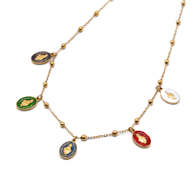 COLLAR ZO13350N Dorado Acero Inoxidable -E27